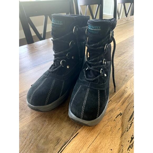 Skechers Outdoor Performance Waterproof Black Boots Women's Sz 6.5 - Picture 5 of 9